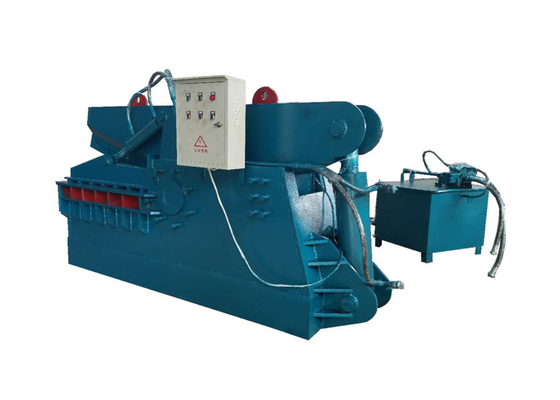 Máy cắt sắt phế liệu cầm tay 1500mm màu xanh