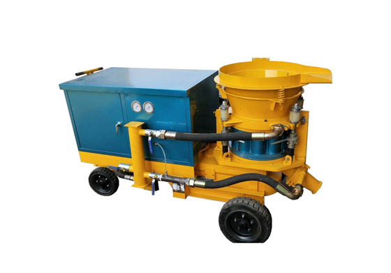 Máy phun trộn ướt ống dẫn khí 5.5Kw Thiết bị bê tông phun 6m3 / H