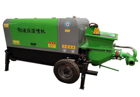 Máy phun bê tông ướt khí nén 22 Kw Máy ​​Gunite di động