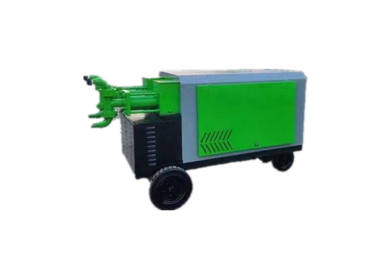 Thiết bị phun vữa áp lực 22Kw xanh Máy bơm phun vữa 20Mpa