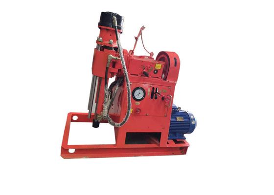 Máy khoan giếng khoan nước thủy lực di động 200m 250m màu đỏ
