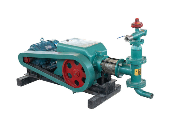 Máy bơm vữa xi măng 5,5KW màu xanh lá cây Máy bơm phun vữa có tổn thất thấp