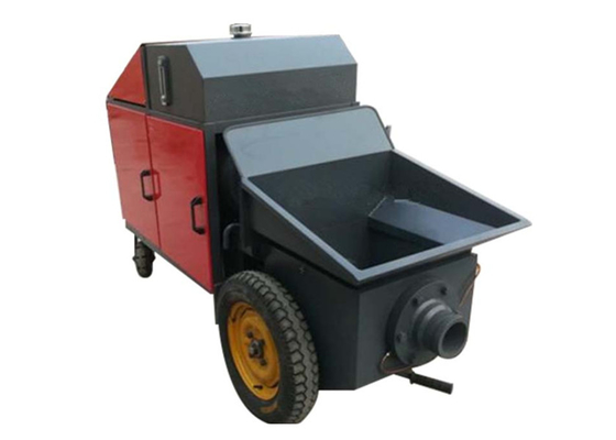 Cống 15kw di động trộn bê tông và bơm máy bơm bê tông di động