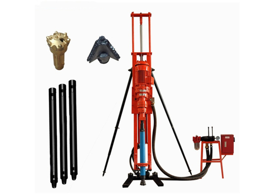 Máy khoan lỗ DTH 100 mét Thiết bị khoan lỗ khoan di động