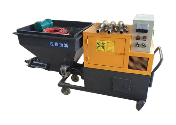 Máy trát vữa xi măng màu vàng SGS cho vật liệu chịu lửa