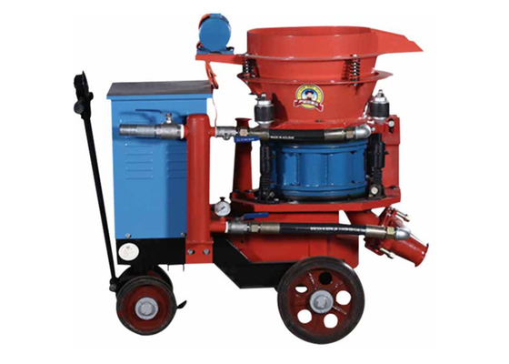 Máy phun bê tông mini 5m3 / H hỗn hợp khô chạy điện hoặc chạy bằng diesel