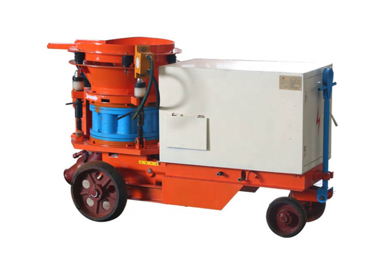 Máy phun bê tông trộn nửa ướt nửa ướt 6m3 / H 7m3 / H Máy phun bê tông tự làm