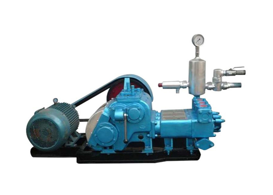 Máy bơm vữa xi măng điện 15kw Ba xi lanh Máy bơm vữa di động