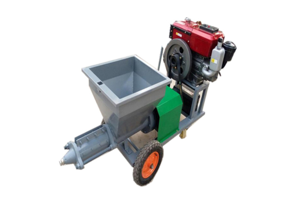Máy phun vữa xi măng tường 3Mpa Diesel Chiều cao 10M