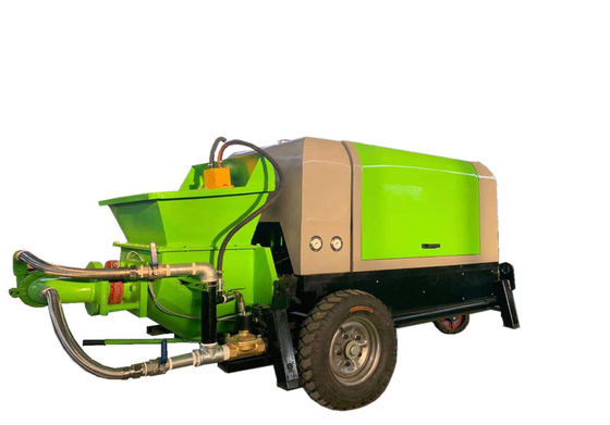 Máy phun bê tông ướt nhỏ 22kw Thiết bị ứng dụng Gunite