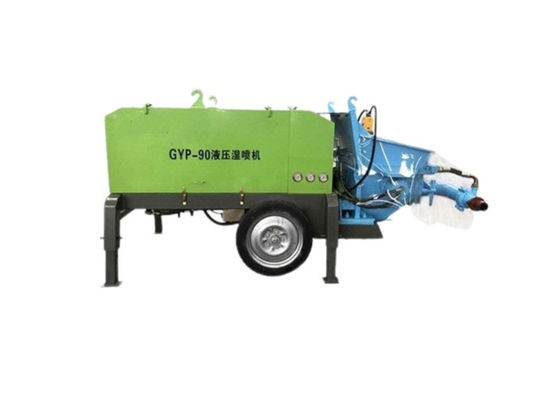 Máy phun bê tông ướt liên tục Thiết bị phun 22kw